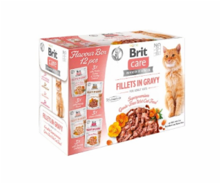 Brit Care Cat Flavour Box Fillet in Gravy, 4x3pcs. (12x 8...