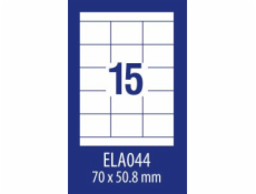 Avery Zweckform LABEL ZF ECONOMY 70X50.8MM 044 100ARK LABEL E100 ELA044 - ELA044