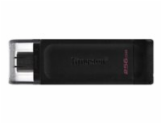 KINGSTON DataTraveler 70 256GB / USB 3.0 Type C / černá