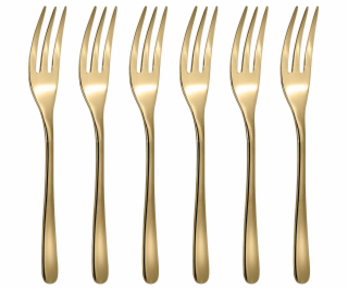 Sambonet Taste PVD 6 Cake Forks Set