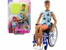 Panenka Barbie Mattel Barbie Ken Fashonistas Panenka na invalidním vozíku Top s palmami HJT59