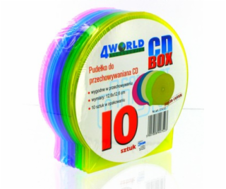 4World CD Box Slim Color, 10 ks.