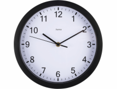 Hama Wall Clock Pure 25cm silent, black 186338