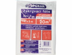 Zakrývacie fólie Standard HDPE - 7my, 4 x 12,5 m