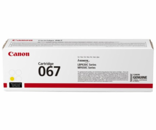 Canon Toner Cartridge 067 Y yellow