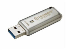 KINGSTON 128GB IronKey Locker Plus 50 AES Encrypted, USBtoCloud