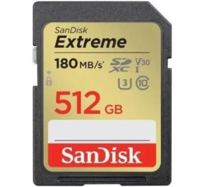 SanDisk SDXC karta 512GB Extreme (190 MB/s Class 10, UHS-...