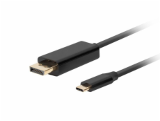 Lanberg CA-CMDP-10CU-0005-BK video cable adaptér 0.5 m USB Type-C DisplayPort Black