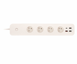 iGET HOME Power 4 USB  - WiFi chytrá prodlužka 4x 230V + ...