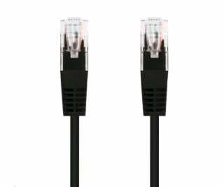 Kabel C-TECH patchcord Cat5e, UTP, černý, 1m