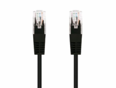 Kabel C-TECH patchcord Cat5e, UTP, černý, 2m