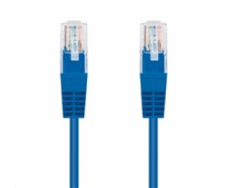 Kabel C-TECH patchcord Cat5e, UTP, modrý, 0,5m