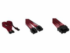 Corsair Premium Individually Sleeved 12+4pin PCIe Gen 5 12VHPWR 600W cable, Type 4, BLACK/RED