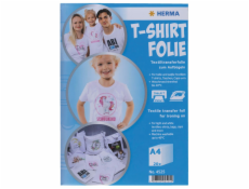 Herma T-Shirt Folie A4 für helle + weiße Textilien 20 Blatt  4525