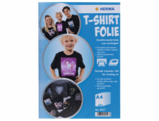 Herma T-Shirt Folie A4 f. dunkle + schwarze Textilien 20 Bl. 4527