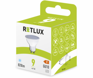 RLL 419 GU10 bulb 9W DL RETLUX