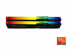 KINGSTON FURY Beast Black RGB EXPO 16GB DDR5 5200MHz CL36 / DIMM / Kit 2x 8GB