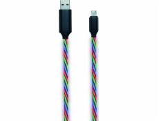 USB 2GO USB-A - microUSB kabel 1 m vícebarevný (797145)