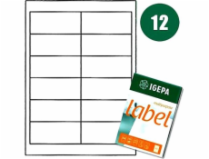 Mondi LABELS A4 IGEPA 96,5 X 42,3 MM BÍLÁ (100)