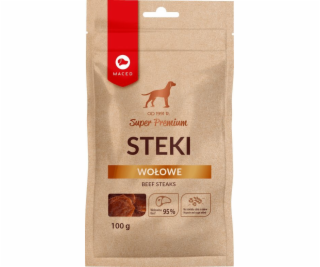 MACED Beef Steaks - Dog treat - 100 g