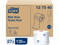 Tork Tork - toaletní papír pro dávkovač s automatickou změnou válce - 135 m