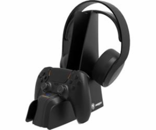 SnakeByte Dual Charge 5 & Headset Stand, PS5, černá