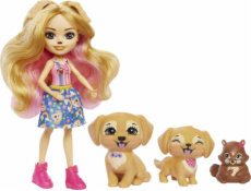 Mattel Doll Enchantimals Family Dogs Retrívři HHB85