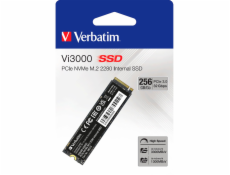 Verbatim Vi3000 PCle NVMe M.2 SSD 256GB                  49373