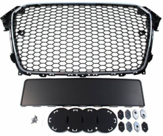 MTuning_F Grill Audi A4 B8 RS-styl chrome-black (12-15) PDC