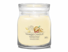 Svíčka ve skleněné dóze Yankee Candle, Vafle s banány a karamelem, 368 g