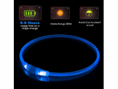 KABB LED Collar for Dogs and Cats Blue