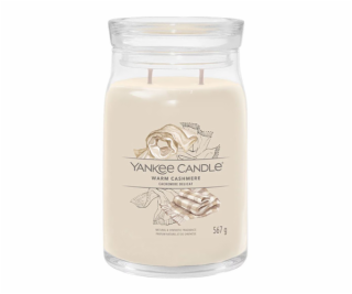 Svíčka ve skleněné dóze Yankee Candle, Hřejivý kašmír, 567 g