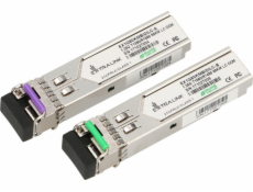 SFP modul ExtraLink SFP 1,25G WDM 1490/1550NM SM 80KM LC DOM - PÁR