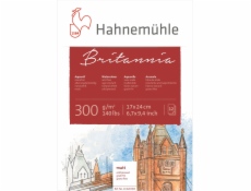 Hahnemühle Britannia Watercolour cold pressed 17x24cm 300g 12 sh.