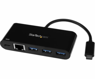 Hub USB StartEch 1x RJ-45 + 3x USB-A 3.0 (US1GC303APD)