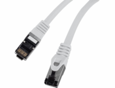 Patchcord Cat. 8.1 s/ftp lszh cu 0,25 m fluke prošel šedou