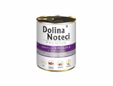 DOLINA NOTECI Premium Rich in králík s brusinkami - Mokré krmivo pro psy - 800 g