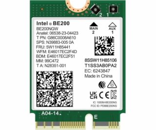 Intel® Wi-Fi 7 BE200 vPro, adaptér WLAN