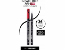 L OREAL_Paris Infaillible Grip 36h Microfine Brush Eyeliner 01 Obsidian Black 0,4g