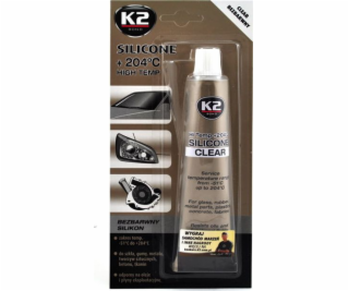 Vysokoteplotní čirý silikon K2 SILICONE CLEAR 85g