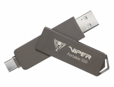 PATRIOT Viper Portable PVP30 SSD 2TB Type A+C /  USB 3.2 Gen 2 / šedá