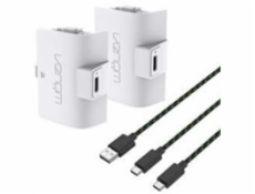 VENOM VS2874 Xbox Series S/X & One White High Capacity Twin Battery Pack + 3 meter cable