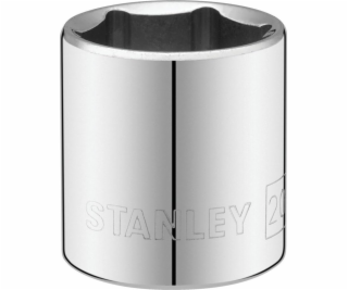 Stanley Socket 3/8 6 hrotů 20mm chrom - vč.