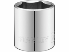 Stanley Socket 3/8 6 hrotů 20mm chrom - vč.