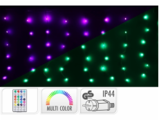 NENURODYTA_V Závěsová světlá girlanda, 0,6x3 m, různé barvy