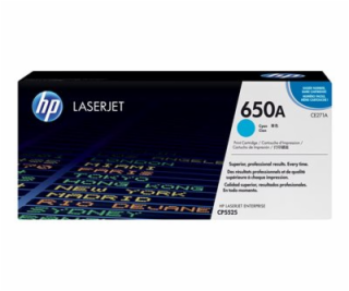 HP 650A - azurová - originál - LaserJet -