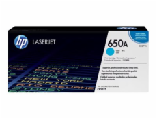 HP 650A - azurová - originál - LaserJet -