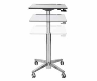 ERGOTRON LEARNFIT™, ADJUSTABLE STANDING DESK, CLEAR ANODI...