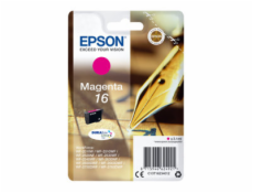 Epson 16 - 3.1 ml - purpurová - originální - blistr s RF / akustickým alarmem - inkoustová cartridge - pro WorkForce WF-2010, 2510, 2520, 2530, 2540, 2630, 2650, 2660, 2750, 2760