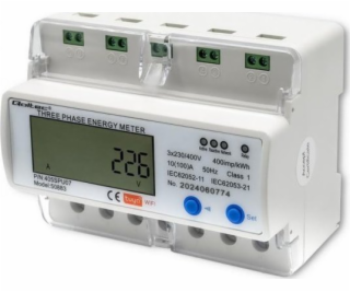 Qoltec 50883 Tři fázefrn elektronický měřič spotřeby ener...